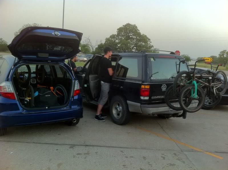 Hatchback bike rack honda fit sport #4