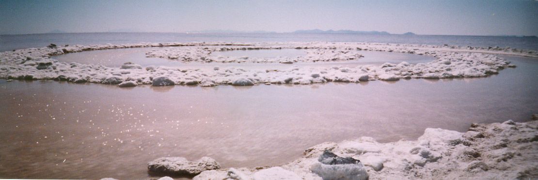 Spiral Jetty, April 11, 2003