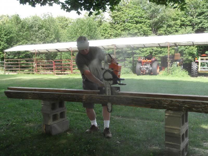 Put my homemade edger to work