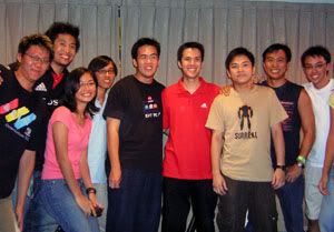 Music min ppl with the band