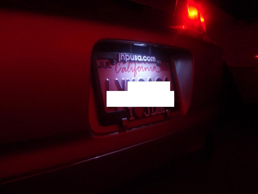 The Look Of The New Lexus Is And Gs License Plate Light On An Rsx