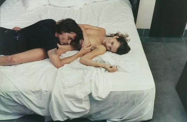 kate moss and johnny depp photoshoot. with kate johnny Annie
