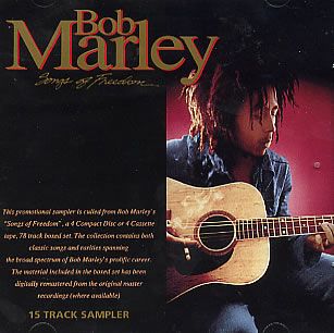 BOB MARLEY - 15 TRACK SAMPLER FROM THE SONGS OF FREEDOM BOXSET