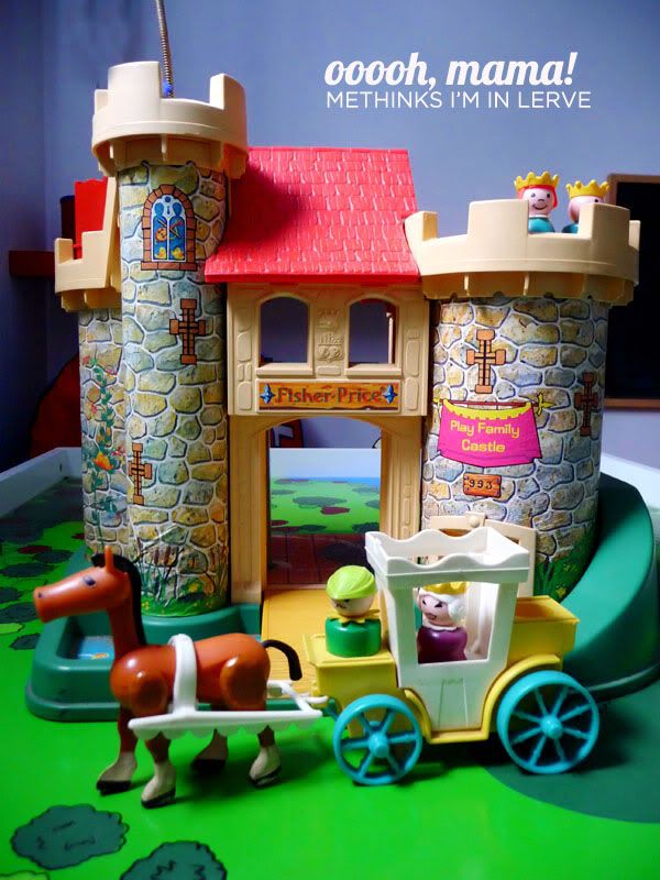 fisher price play family castle