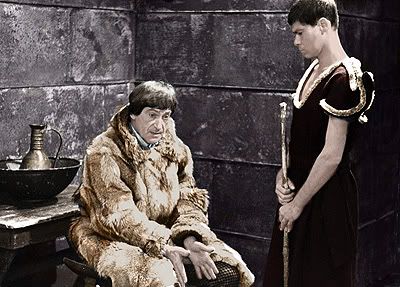 Doctor Who Patrick Troughton Abominable Snowmen colourised image