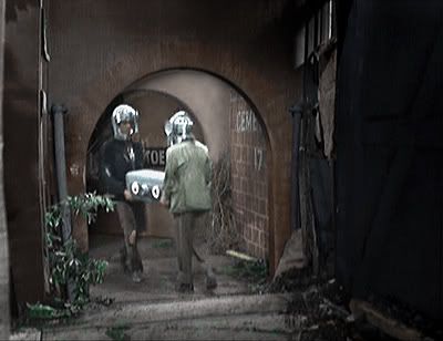 Doctor Who William Hartnell Dalek Invasion Of Earth robomen roboman colourised image