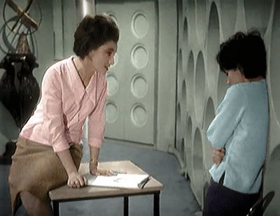 Doctor Who William Hartnell Daleks colourised image barbara susan