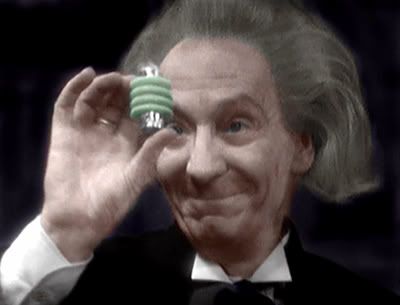Doctor Who William Hartnell Daleks colourised image fluid link