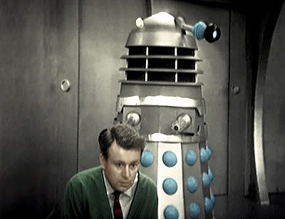 Doctor Who William Hartnell Daleks colourised image ian dalek