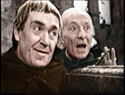 Doctor Who William Hartnell Time Meddler Meddling Monk Peter Butterworth colourised image