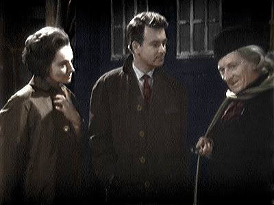 Doctor Who William Hartnell Unearthly Child colourised image ian barbara