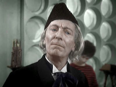 Doctor Who William Hartnell Unearthly Child colourised image