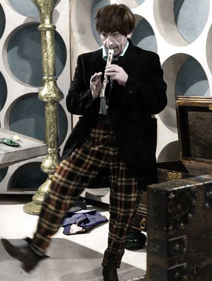Doctor Who Patrick Troughton Power Of The Daleks colourised image