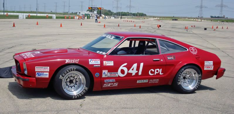Rick Ruth had a CP SOLO2 miniboss Mustang II hatchback for 