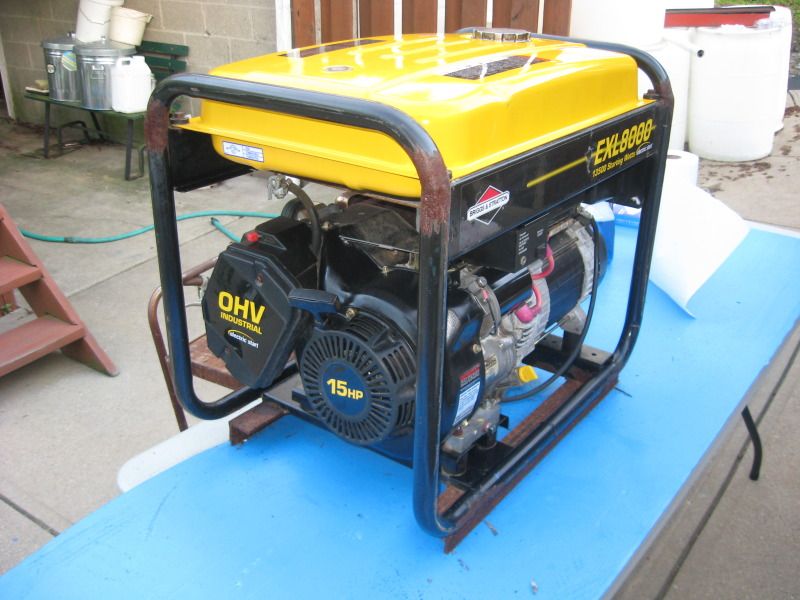 Extending an exhaust system on a gas powered generator DoItYourself