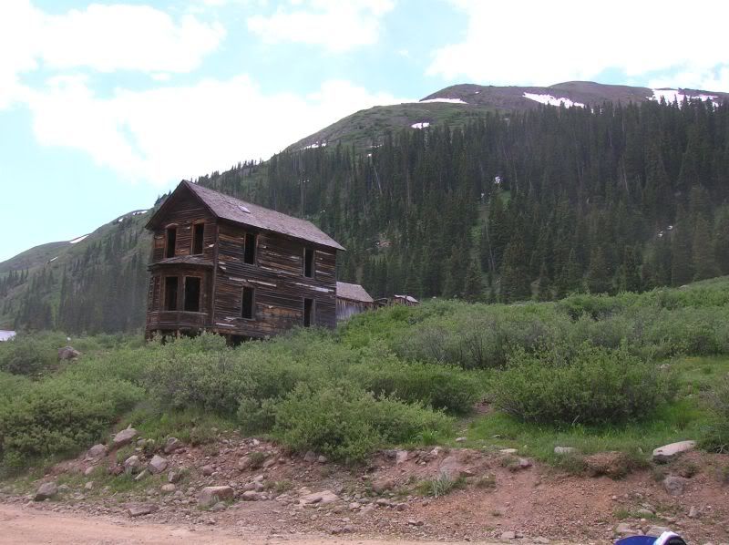 Cool house in the second ghost town: Animas Forks. Pictures, Images and Photos