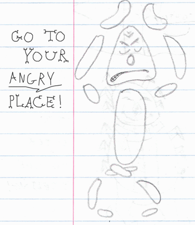 Go to your angry place!