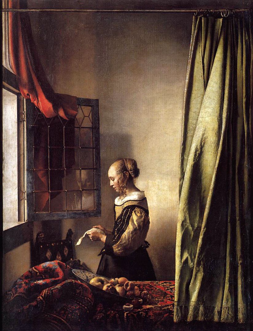 Jan Vermeer 1657 Girl Reading Letter At Open Window