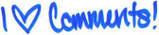 i love comments Pictures, Images and Photos