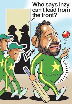 Cricketer Cartoon