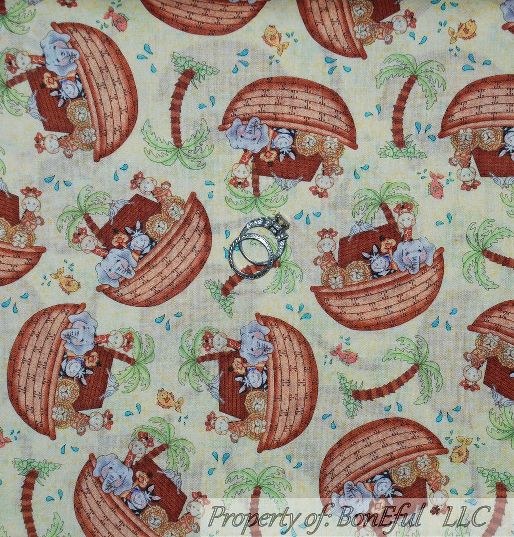 BonEful Fabric Cotton Quilt Panel BTY Baby Unisex Nursery Winnie the