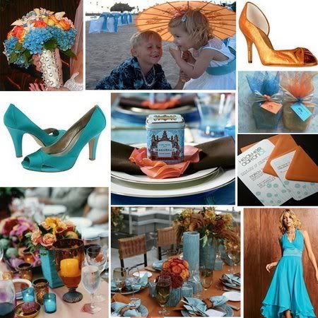 Teal and Peach color scheme photo 2311853