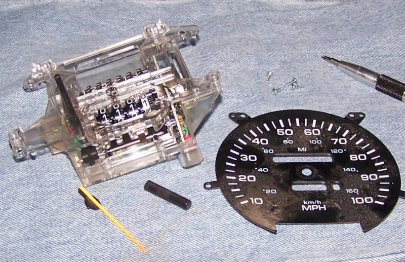 How to replace the 90 93 odometer gears Dodge Ram, Ramcharger