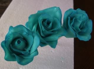 dusted blue roses