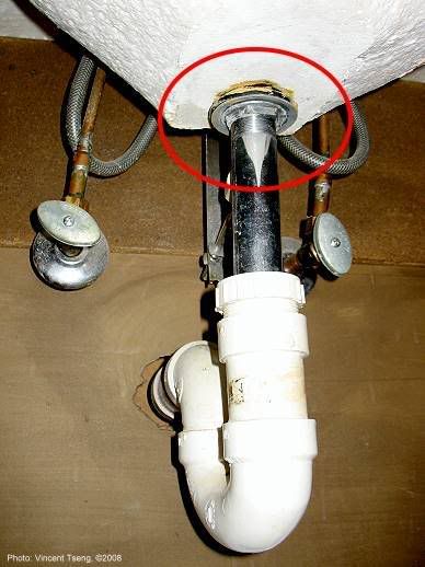 Bathroom Sink Drain Flange Repair Doityourself Com