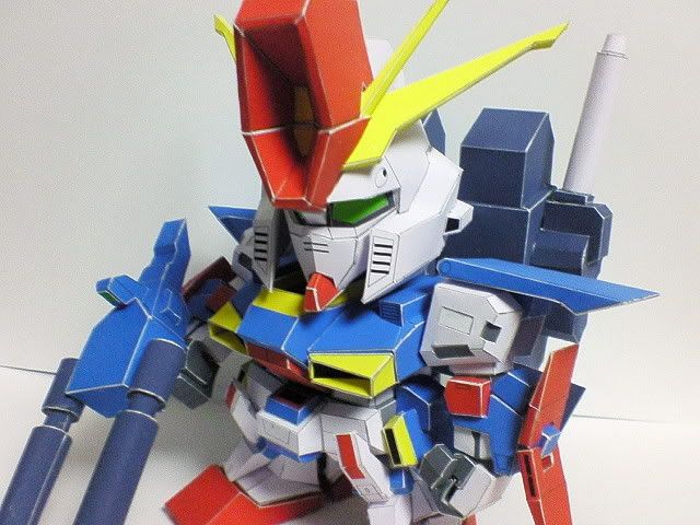 gundam papercraft figure