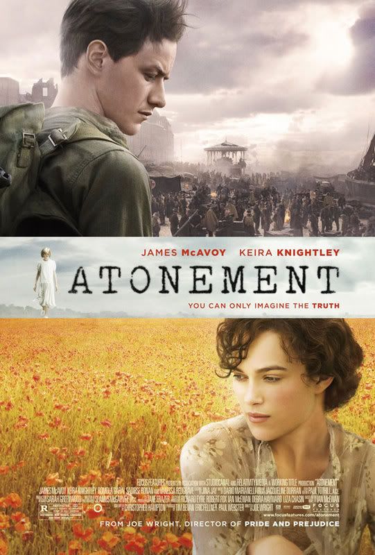  Picture of 2007, "Atonement", starring the smoking hot Keira Knightley.
