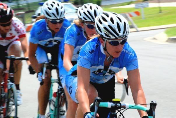 Weislo, Olson and Lail at the Harrisburg Criterium