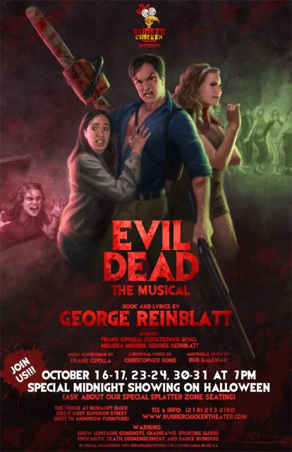 evil dead,zombeis,zombies,evil dead: the musical