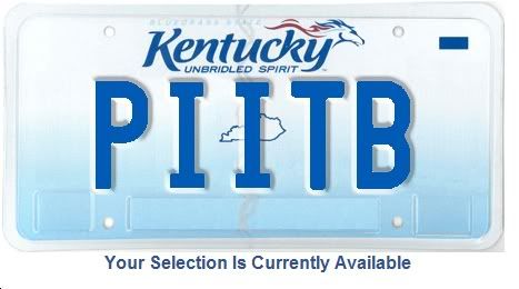 Vanity Plate Ideas