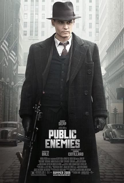 johnny depp public enemies poster. Public-enemies-poster. johnny