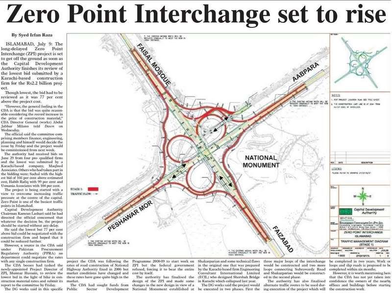 Zero Point Islamabad Map Islamabad | Zero Point Interchange | Infrastructure | Complete |  Skyscrapercity Forum