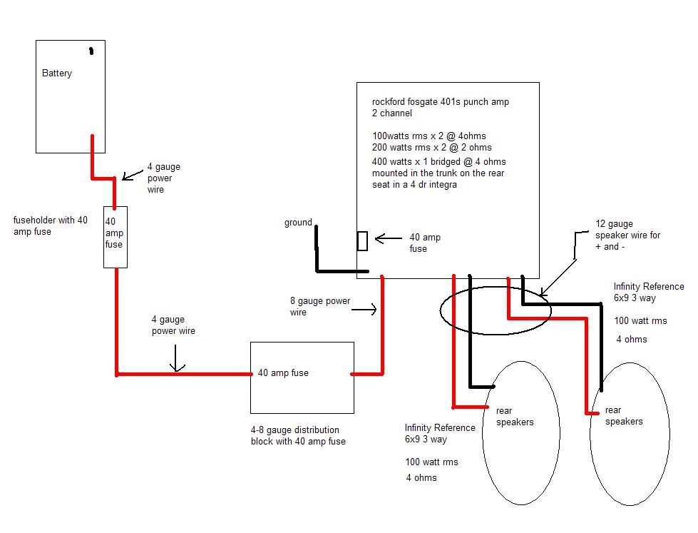 Battery-amp-speaker Wiring | Team Integra Forums