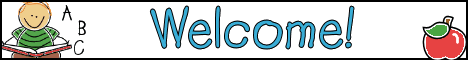 welcome banner Welcome to our preschool classroom page