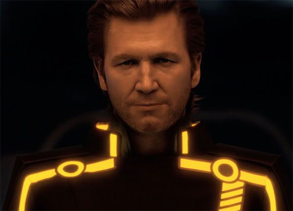 tron legacy jeff bridges young. problem with Tron: Legacy,