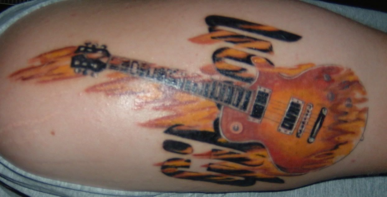 Gibson guitar tattoos search