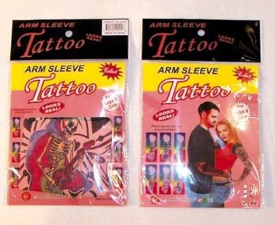 i'm serious they sell sleeve tattoo's also now, look