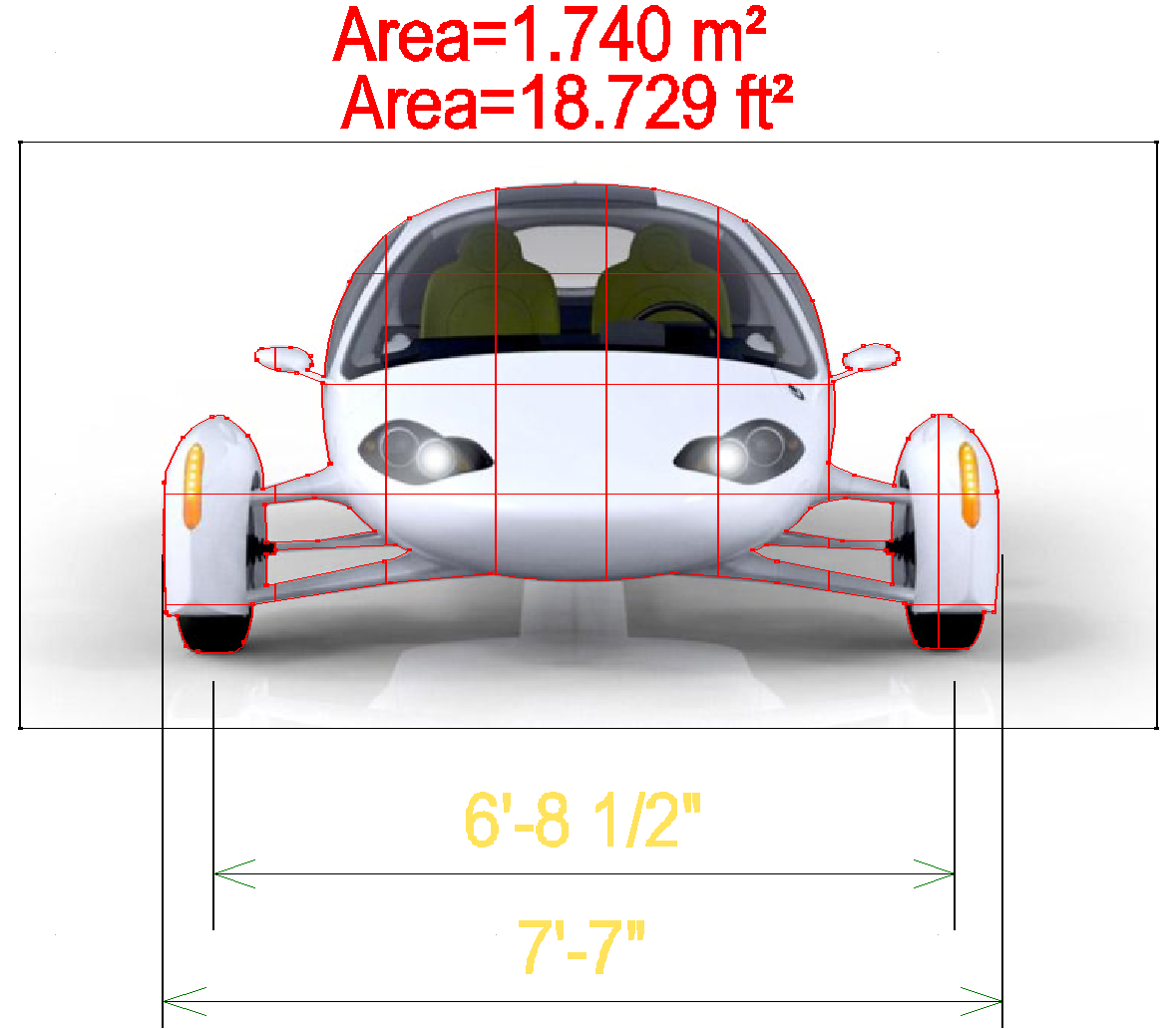 Frontal Area Of The Aptera 2e Photo by NeilBlanchard Photobucket