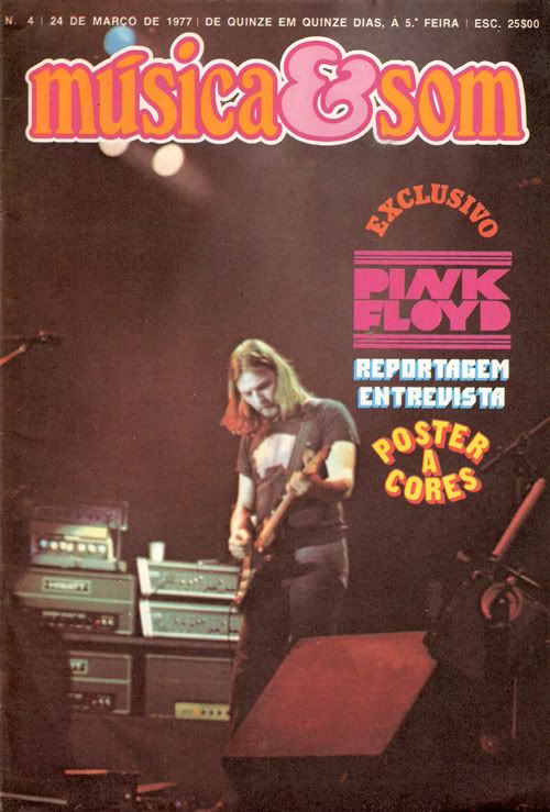 Reprodução da capa do número 4 de Música & Som, datado de 24 de Março de 1977.