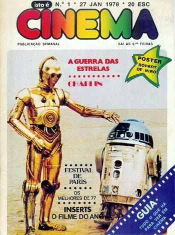 Capa do primeiro número de Isto é Cinema, de 27 de Janeiro de 1978 * Image hosted by Photobucket.com