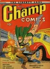 Capa de Champ Comics, nº 13, de 1941