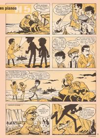 Quarta página da história. Camarada, II série, nº 16, de 5 de Agosto de 1961. Clique para aumentar.