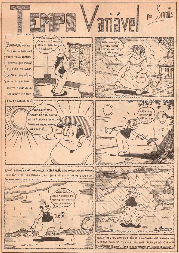 Página publicada em O Mosquito nº 613, de 9 de Maio de 1945.