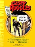 Capa de uma reedição norte-americana das tiras diárias de Casey Ruggles