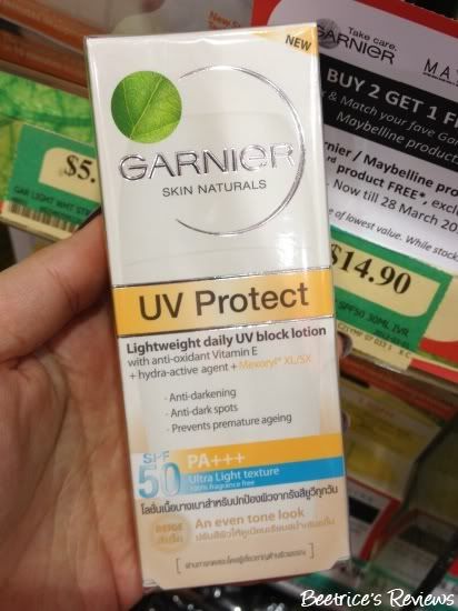 Garnier UV Protect Lightweight Daily UV Block Lotion SPF50