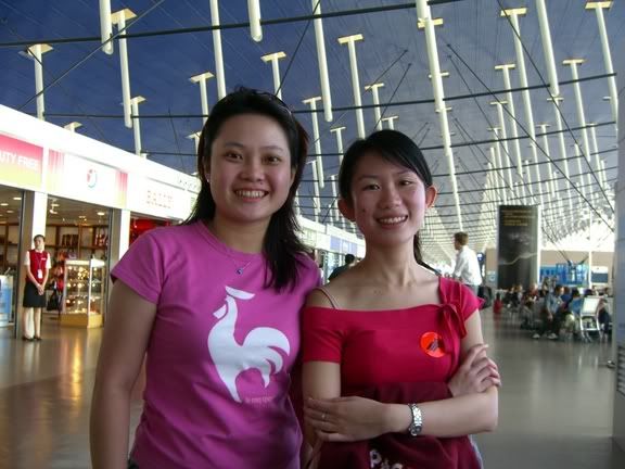 At Pudong Airport